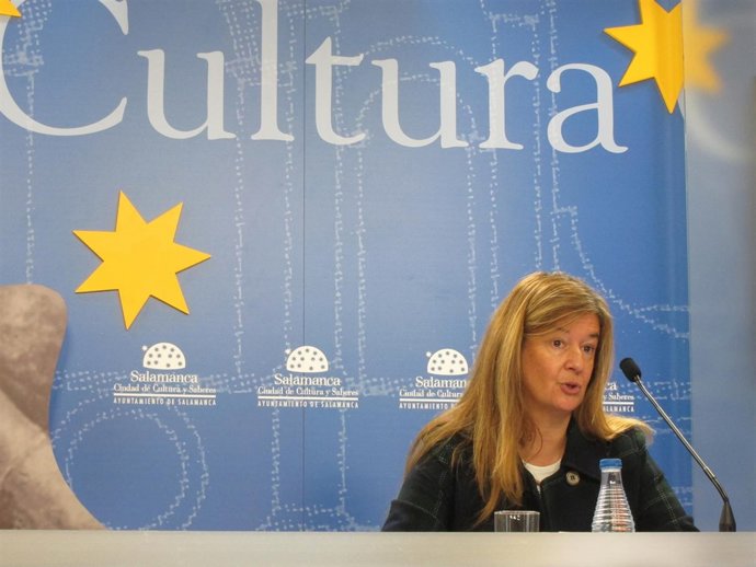 Carmen Sánchez Bellota en la presentación de 'Estudiamos juntos' en el Liceo