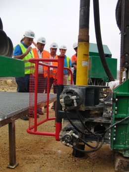 El delegado de Economía de Huelva, Eduardo Muñoz, en Emed Tartessus.