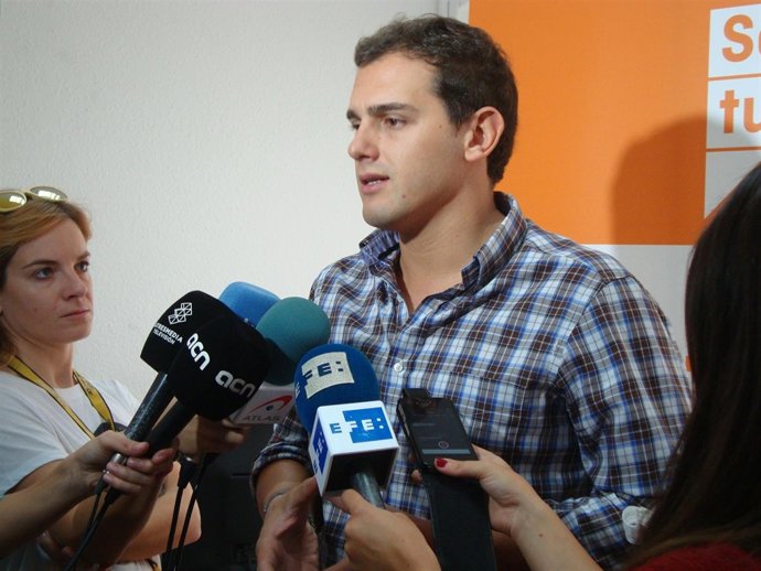 El presidente de C's, Albert Rivera