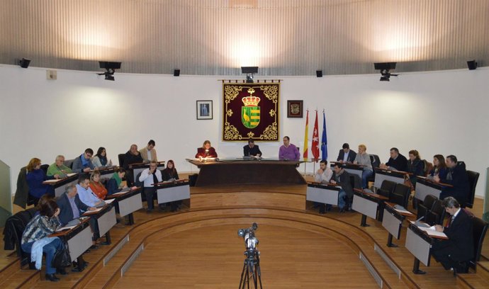 Pleno en el Ayuntamiento de Parla