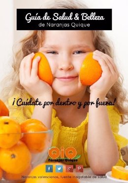Guía de Salud y Belleza con naranjas valencianas