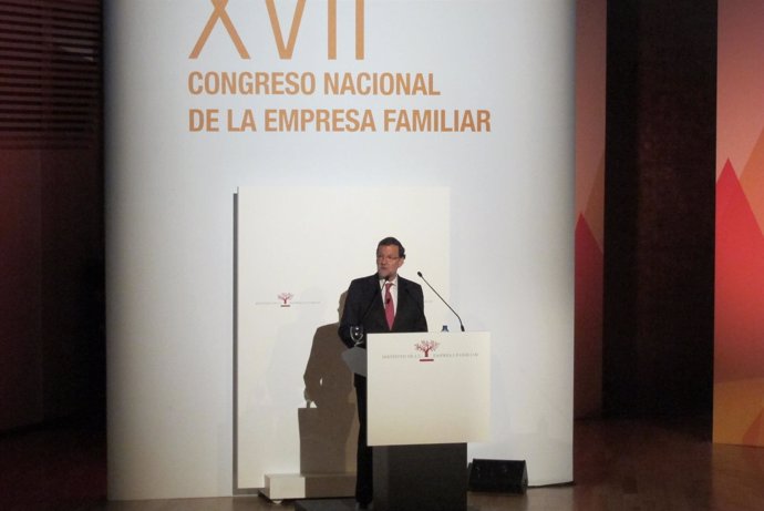 Rajoy en la clausura del Congreso Nacional de la Empresa Familiar