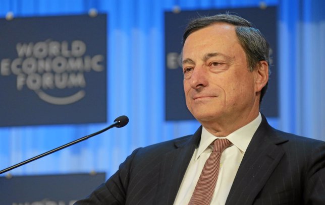  jefe del Banco Central Europeo, Mario Draghi