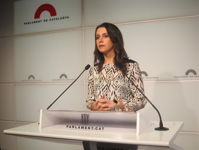 La diputada de C's en el Parlament Inés Arrimadas