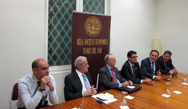 Los rectores en rueda de prensa 