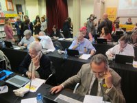 Consulta.- Comença la marató de trucades de l'ANC i Òmnium per animar a participar el 9N