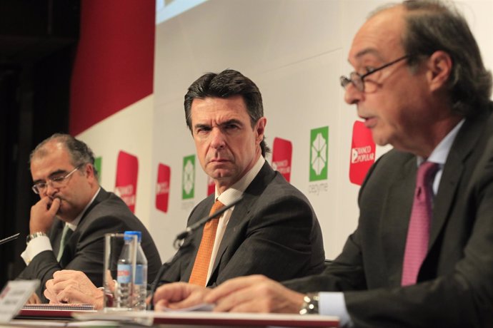 José Alberto González-Ruiz, José Manuel Soria y Ángel Ron