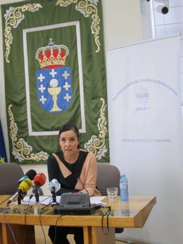 Pilar Rojo, presidenta del Parlamento de Galicia y Calre