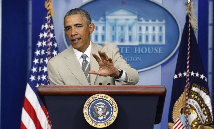 Obama ofrece una rueda de prensa en la Casa Blanca 