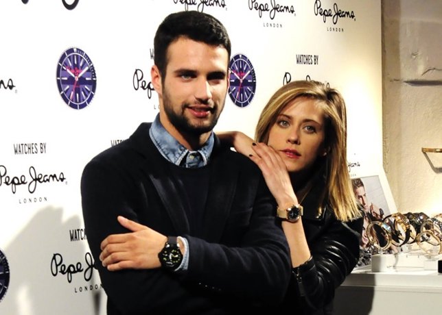 Jesus castro y maría leçonpadrinos en Pepe Jeans 