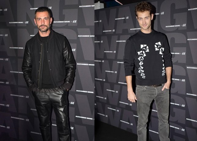 Peter Vives y David Delfín incondicionales en la fiesta de h&m