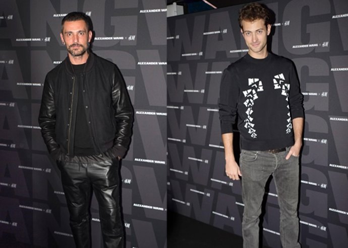 Peter Vives y David Delfín incondicionales en la fiesta de h&m