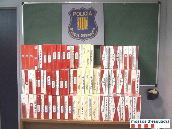Un detenido por portar tabaco de contrabando por valor de 23.000 euros