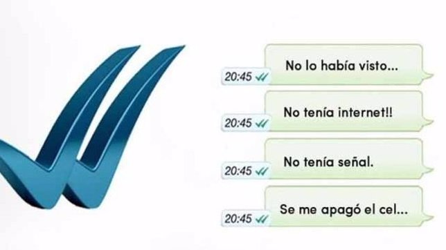 Doble tick de Whatsapp