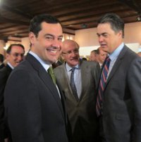 Moreno prefiere un pacto PP-PSOE en la Junta antes de que gobierne Podemos