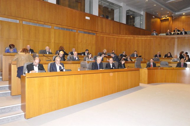 Sesión plenaria en las Cortes