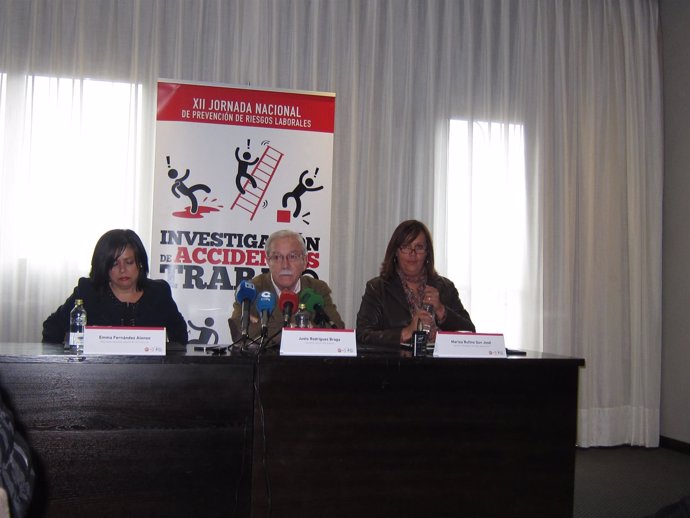 Emma Fernández Alonso, Justo Rodríguez Braga y Marisa Rufino, UGT Salud Laboral