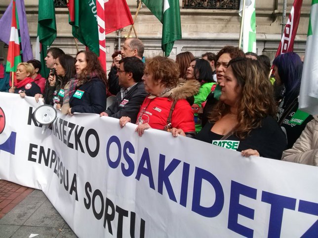 CONCENTRACIÓN DE TRABAJADORES DE OSAKIDETZA