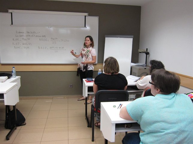Alumnos del curso que FSC Inserta imparte en Zaragoza