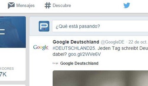 Twitter incorpora una "caja de estado" similar a la de Facebook