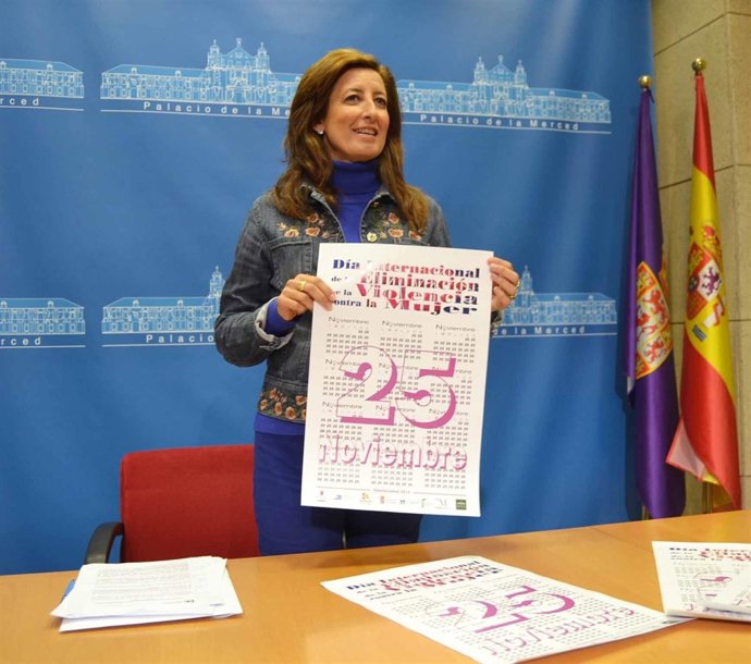 Moreno en la presentación del cartel