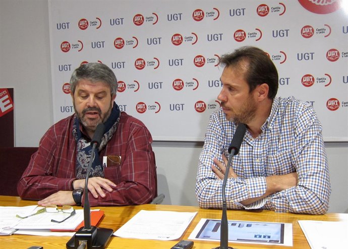 Felipe de Diego y Óscar Puente tras la reunión