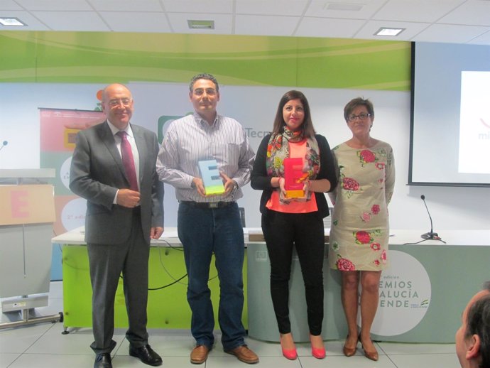 Premiados en la fase provincial de Andalucía Emprende 