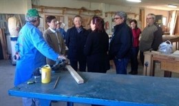  Lorenzo, Durante Su Visita Al Centro De Día Del Colectivo 'La Huertecica'