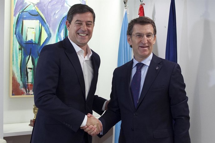 Feijóo y Besteiro, reunión de noviembre de 2014