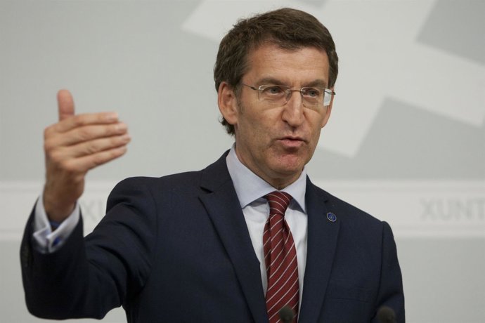 El presidente de la Xunta, Alberto Núñez Feijóo
