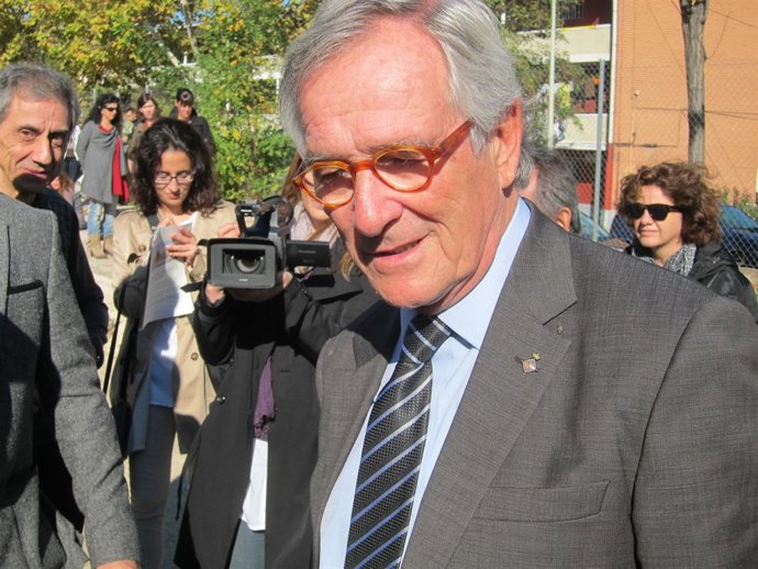 El alcalde Xavier Trias en la prisión de la Trinitat