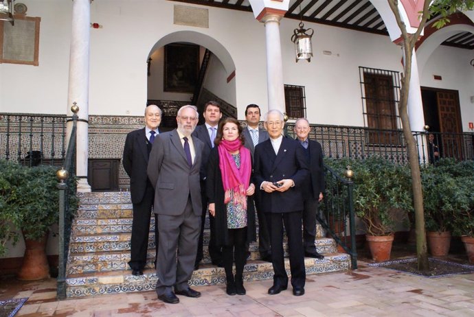 Visita del canciller de la Sophia University de Tokio 