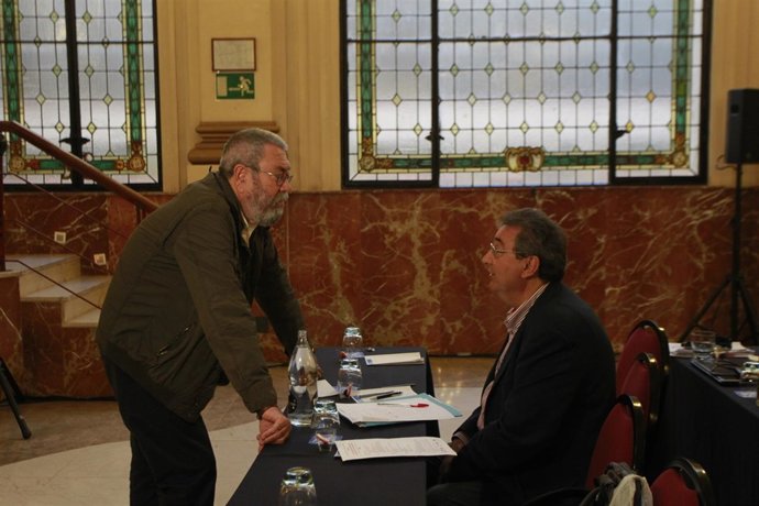 Cándido Méndez y Toni Ferrer