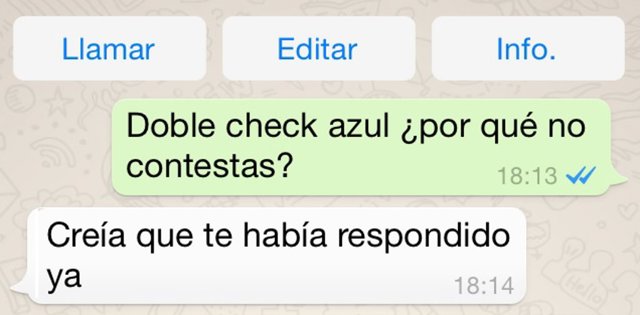 Excusas whatsapp