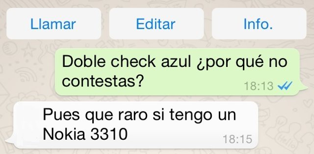 Excusas whatsapp