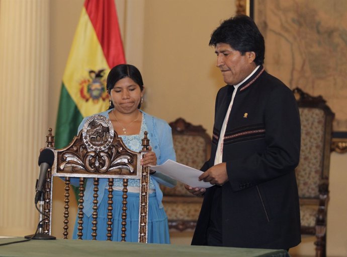 El presidente de Bolivia, Evo Morales