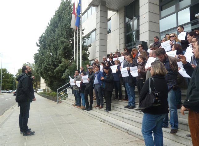 Concentración de empleados públicos y sindicatos