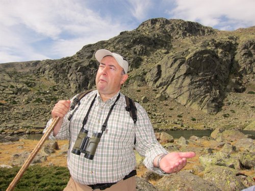 El director del OAPN, Basilio Rada, en el Parque Nacional Sierra de Guadarrama