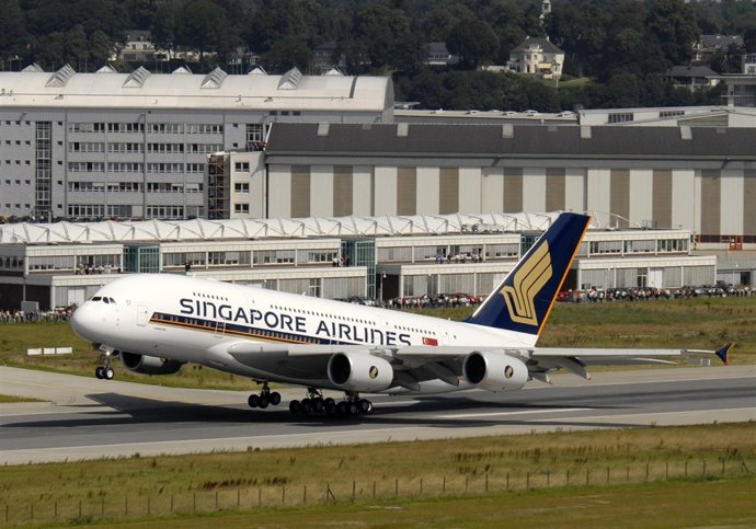 Avión de la flota de Singapore Airlines