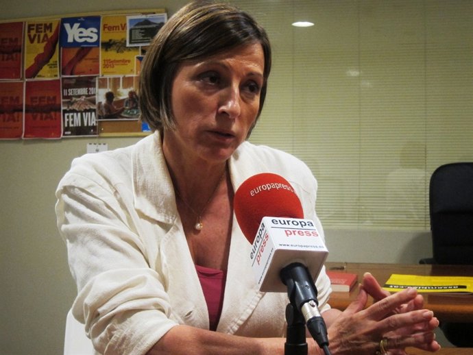 Entrevista de Europa Press a Carme Forcadell (ANC)