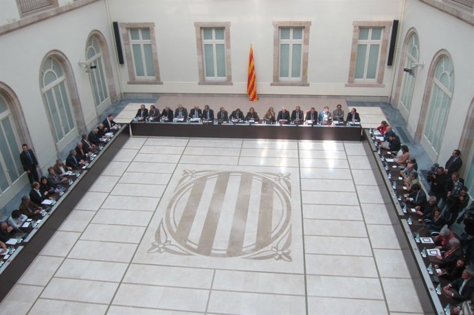 Reunión del Pacte Nacional pel Dret a Decidir antes del 9N