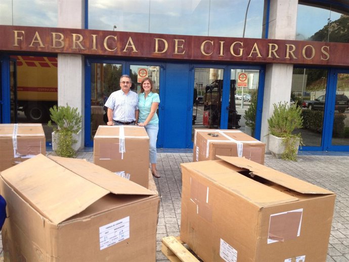 Entrega de Altadis al Banco de Alimentos