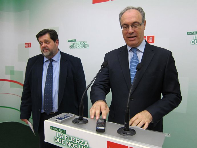 Toledo y Durán en la sede del PSOE de Córdoba