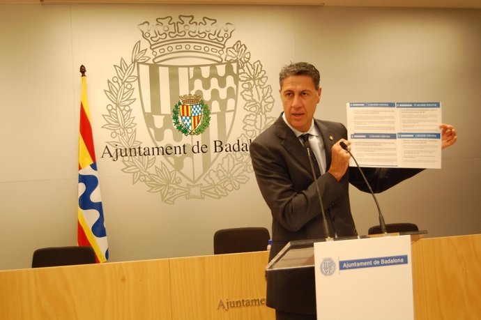 Xavier García Albiol (PP), alcalde de Badalona (Barcelona)