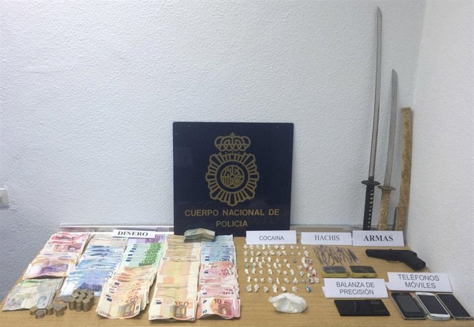 Efectos intervenidos en la 'Operación Joya'