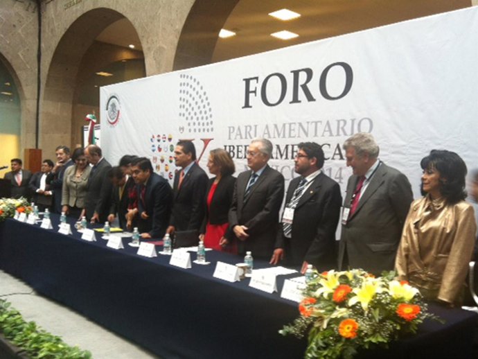 Posada en el X Foro Parlamentario Iberoamericano