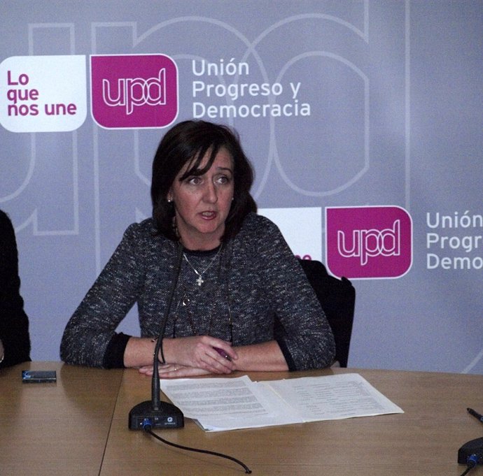 La responsable regional de UPyD, Fuensanta Máximo