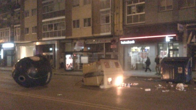 Nuevos incidentes en Gamonal, en Burgos