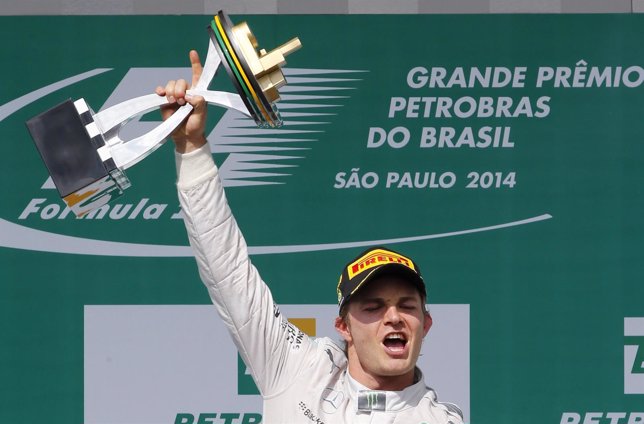 Rosberg resiste ante Hamilton en Brasil y Alonso termina sexto