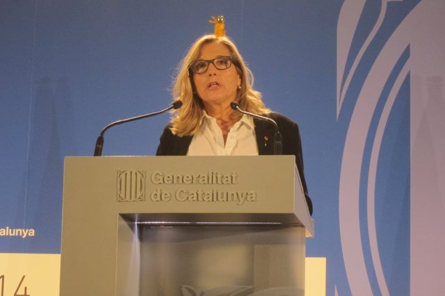 Joana Ortega da los resultados del 9N 